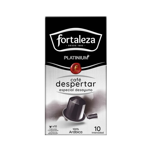 FORTALEZA PLATINUM Café en cápsulas despertar especial para el desayuno I10,10 uds.