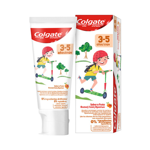 COLGATE Pasta de dientes infantil sabor fruta para niños de 3 a 5 años COLGATE 50 ml.