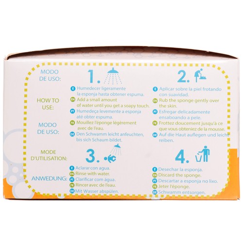 BABYBAÑO Esponja con jabón de un sólo uso BABYBAÑO 25 uds.