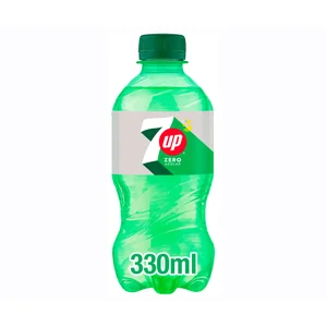 7UP Zero Refresco de lima limón sin azúcar botella de 330 ml.