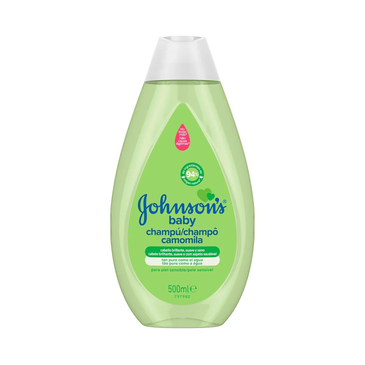 JOHNSON´S Baby Champú con camomila ideal para toda la familia 500 ml.