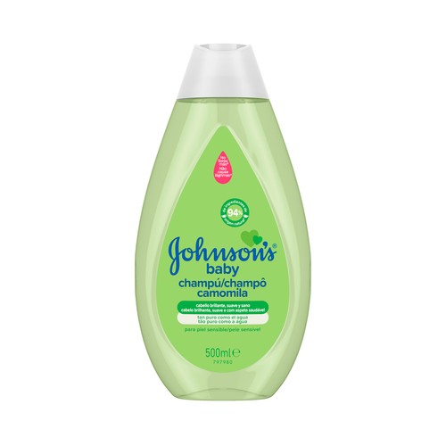 JOHNSON´S Baby Champú con camomila ideal para toda la familia 500 ml.