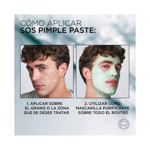 L´ORÉAL PARIS Men expert derma control Pasta anti-imperfecciones y anti granos (S.O.S pimple paste) 45 ml.