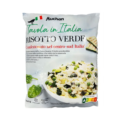 AUCHAN Risotto verde 900 g PRODUCTO ALCAMPO.