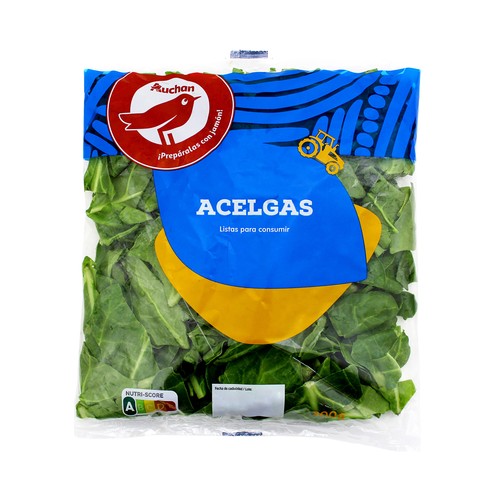 AUCHAN Acelgas 300 g. Producto Alcampo