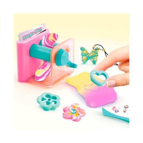 STYLE 4EVER Taller de Bisuteria Magic Clay, juegos artísticos modelar +8 Años, CANAL TOYS