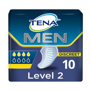 Compresa incontinencia hombre nivel 2 TENA Men, paquete 10 uds