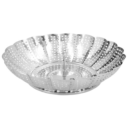 Vaporera plegable de acero inoxidable de 28cm, BIDASOA