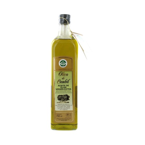 OLIVO DE CAMBIL Aceite de oliva virgen extra D.O.P Sierra Magina botella 750 ml.