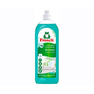 Imagen de FROSCH Detergente lavavajillas a mano concentrado romero FROSCH 750 ml.