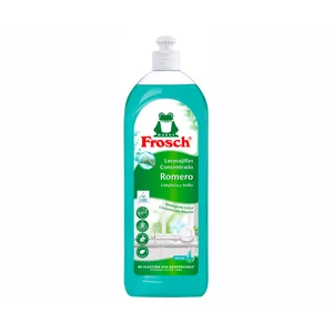 FROSCH Detergente lavavajillas a mano concentrado romero 750 ml.