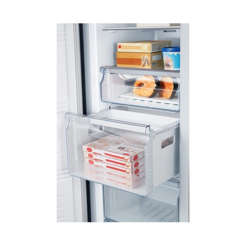 Congelador vertical HISENSE FV354N4BIE clasificación energética: E, H:185,5cm, A: 59,5cm, F: 65,1cm, capacidad total: 274L.