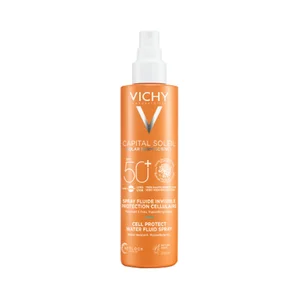 VICHY Protector solar en spray, resistente al agua y con FPS 50+ (muy alta) VICHY Capital soleil 200 ml.
