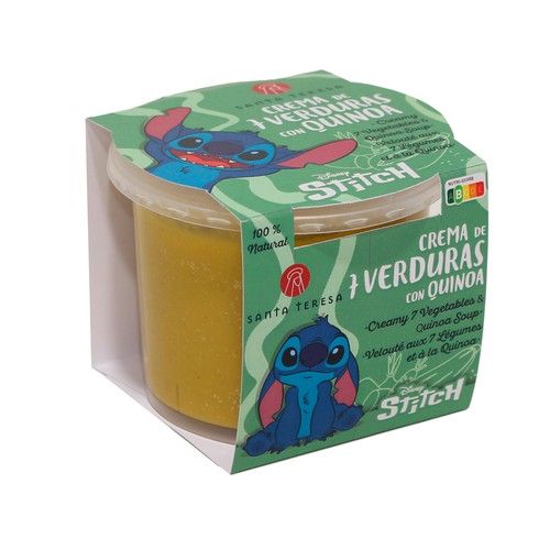 SANTA TERESA Stitch Crema de 7 verduras con quinoa 280 g.
