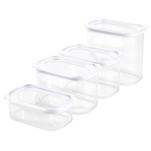 Set 4 botes organización 1400ml, 2x900ml, 400ml. P&P