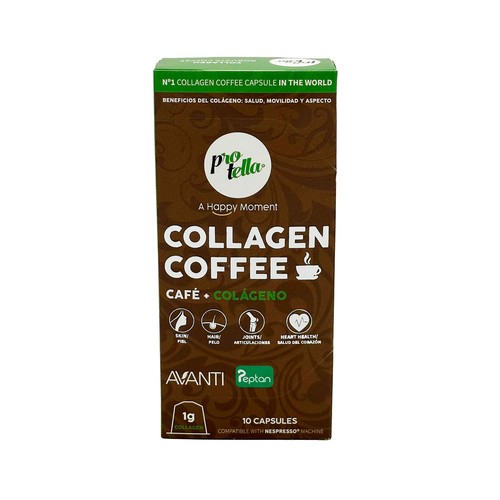 PROTELLA Café cápsulas con colágeno 10 uds
