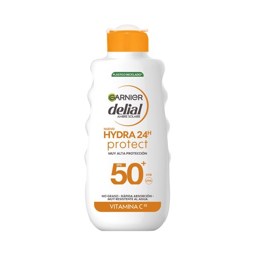 DELIAL Hydra 24h protect Protector solar con FPS 50+ (muy alto) 175 ml.