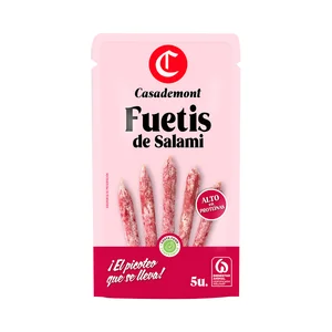 CASADEMON Fuetis mini fuets de salami 5 x 10 g.