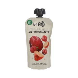Imagen de BE PLUS Preparado de frutas : frutos rojos remolacha, plàtano, zanahoria y quinoa ecológico 150 g.
