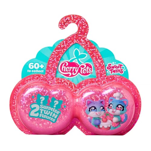 CHERRY PETS Sweet Twins 2 figuras sorpresas, coleccionables