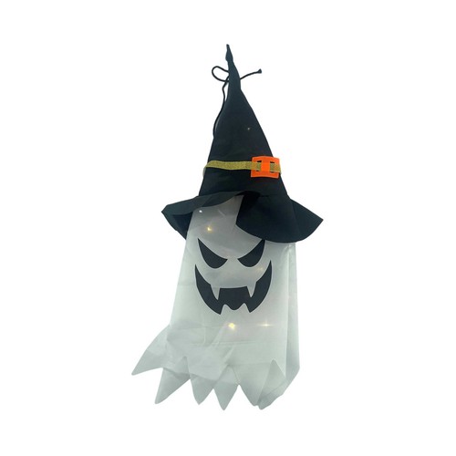 Fantasma 20xH45cm decorativo para colgar, con luz. ACTUEL