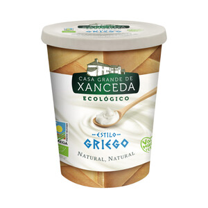 Imagen de CASA GRANDE DE XANCEDA Yogur estilo Griego natural ecológico XANCEDA 400 g.