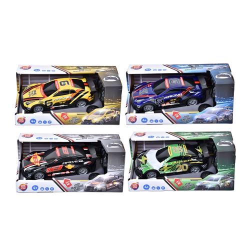 Vehículo de carreras con luz y sonido, modelos surtidos, ONE TWO FUN ALCAMPO.