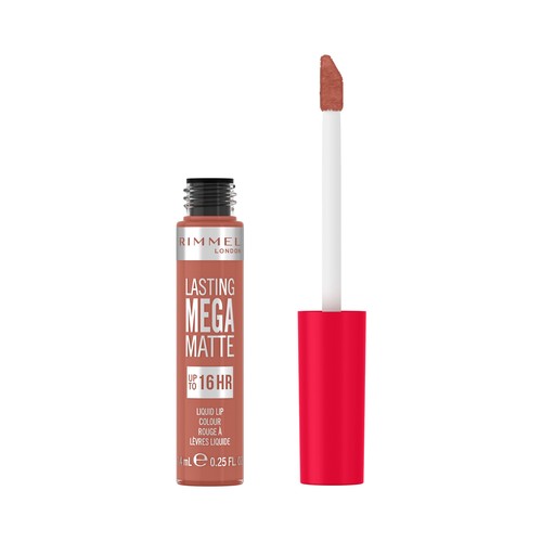RIMMEL Lasting mega matte tono 700 be my baby Pintalabios líquido de larga duración (16 horas) con acabado mate.