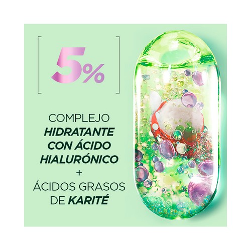 FRUCTIS Método rizos de Garnier Champú hidratante y anti-encrespamiento para cabellos rizados 200 ml.