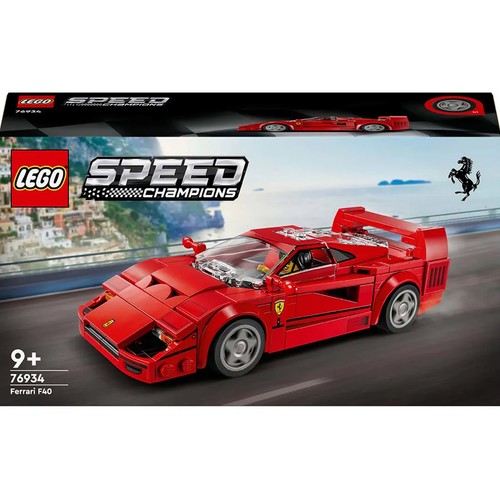 LEGO Speed Champions Supercoche Ferrari F40 76934, 318 piezas, +9 años.