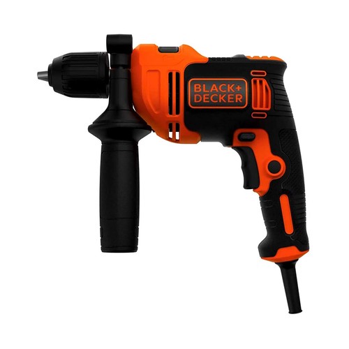 Taladro percutor 550W, BLACK + DECKER BEH550, incluye 2 brocas.