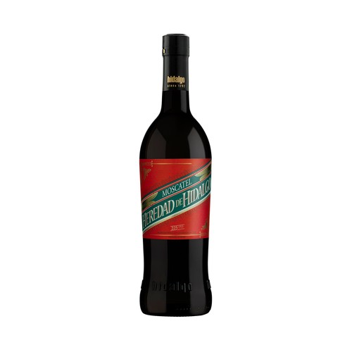 HEREDAD DE HIDALGO  Vino moscatel con D.O. Jerez - Xérés - Sherry HEREDAD DE HIDALGO botella de 75 cl.
