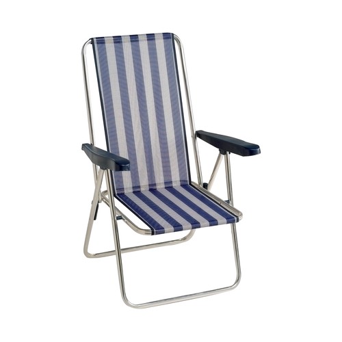 Silla de playa aluminio fibreline, varios colores, ALCO.