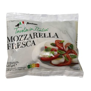 Auchan Mozzarella Fresca 125 G. Producto Alcampo