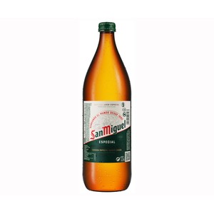 SAN MIGUEL Cerveza botella de 1 l.