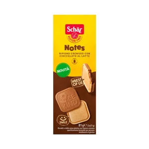 SCHAR Galletas rellenas de chocolate sin gluten 81 g.