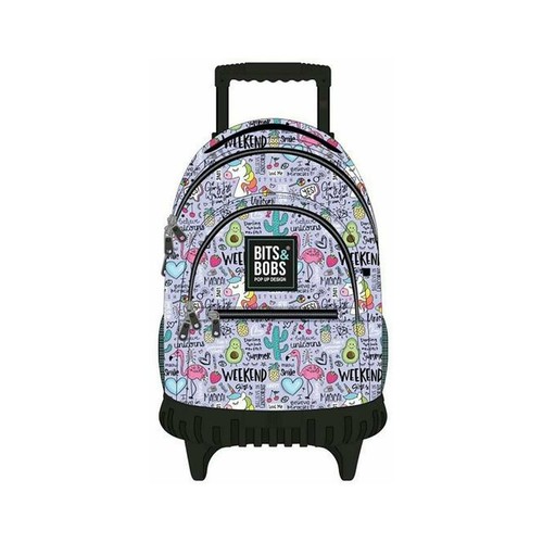 Mochila Escolar con Ruedas GRAFOPLAS Bits&Bobs
