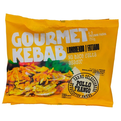 GOURMET FOOD Kebab de pollo loncheado 250 g.
