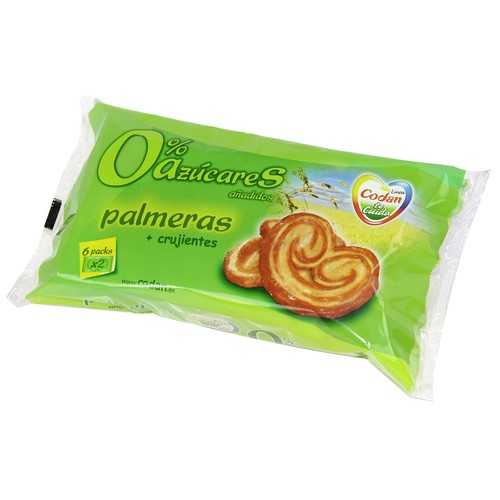 CODAN Palmeras sin azúcares añadidos 2 uds 108 g.