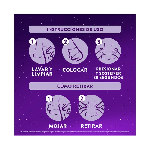 ZZZQUIL Sueño Tiras nasales para el alivio de la congestión 10 uds.