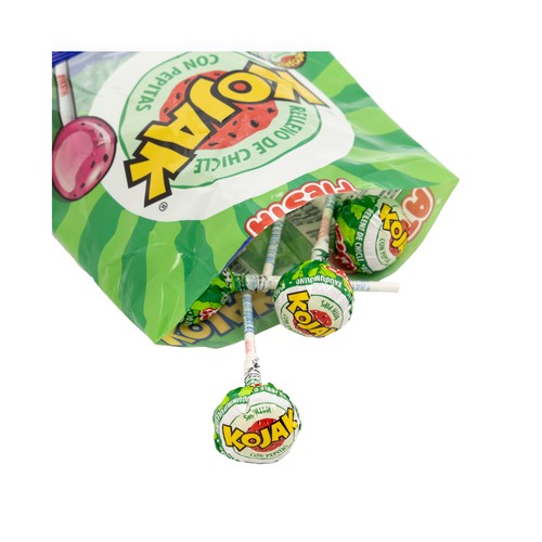 KOJAK Caramelo con palo sandía 7 uds 105 g.