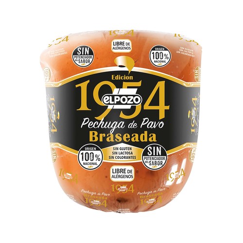 EL POZO 1954 Pechuga de pavo braseada de origen 100% nacional - Loncha fina 1 mm