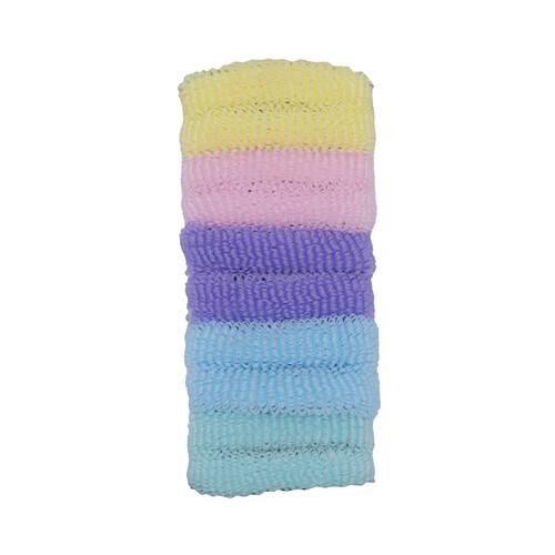 Coleteros elasticos mini (3.5 cm) de tacto suave y diferentes colores BETER 10 uds.