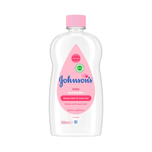 JOHNSON"S Aceite corporal hidratante e hipoalergénico, para toda la familia 500 ml.
