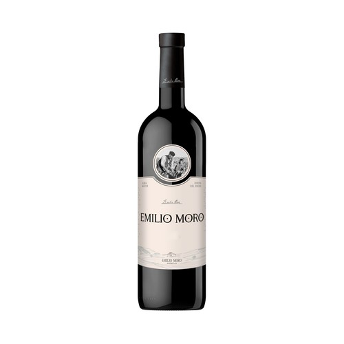 Vino tinto con denominación de origen Ribera del Duero EMILIO MORO botella de 75 cl.