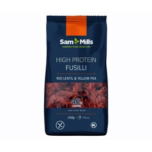 SAM MILLS High protein Espirales sin gluten, 40% de proteína, 250 g.
