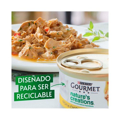 PURINA GOURMET Alimento húmedo para gatos PURINA GOURMET 4 uds. x 85 g.