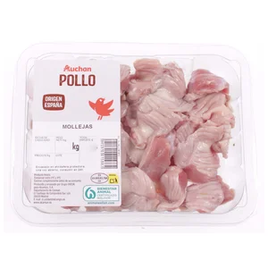 AUCHAN Mollejas de pollo bandeja. Producto Alcampo