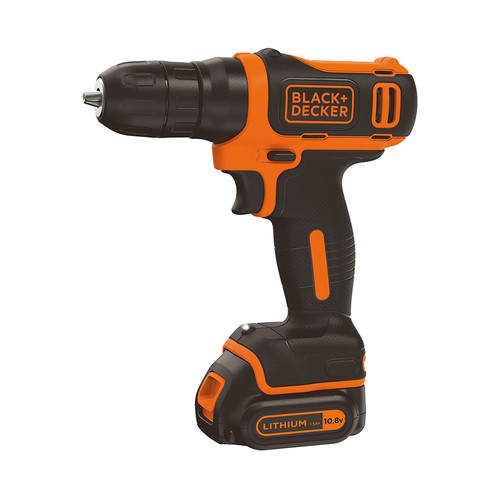 Taladro atornillador a batería litio 10,8V, BLACK + DECKER BDCD12.