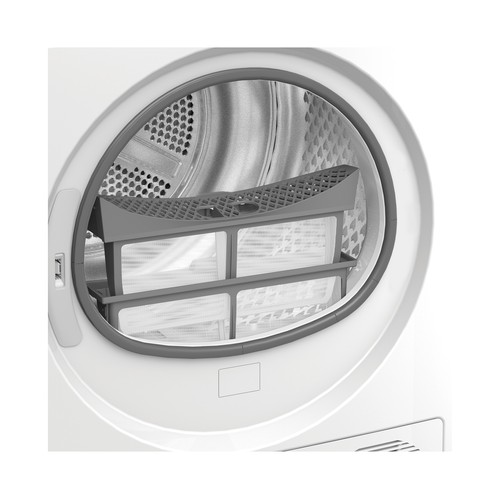Secadora por condensación con bomba de calor INDESIT CYD92DWWSPT , capacidad de secado: 9KG, clasificación energética: A+, H: 85cm, A: 60cm, F: 60cm.